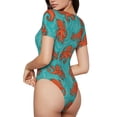 thumbnail image 2 of Balery Fun Octopus Body de cuello redondo de manga corta para mujer Tops de manga corta Tops básicos-Medium, 2 of 7