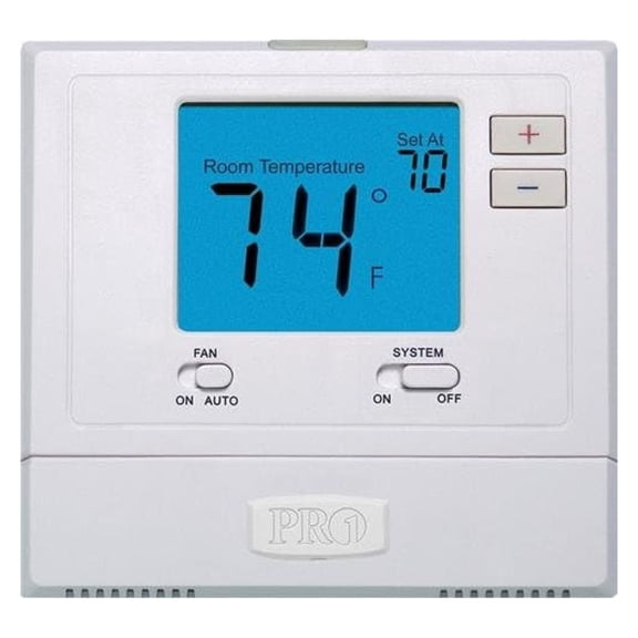 Pro1 T771 Thermostat - 1H Or 1C Conventional, No Autochangeover, No Programming