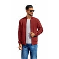 thumbnail image 2 of COOFANDY Mens Flight Bomber Jacket Lightweight Casual Jackets Softshell Varisty Jacket, 2 of 6