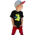 thumbnail image 3 of Dyfzdhu Summer Toddler Boys Girls Short Sleeve Cartoon Letter Prints T-shirt Tops, 3 of 6