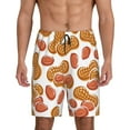 thumbnail image 3 of Lsque Peanuts4 Mens Sleep Pajama Shorts,Short Pajama Pants, Cotton Ultra-Soft Knit-XX-Large, 3 of 9
