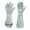 Light Gray, variant on Cowhide Long Tube Gardening Needle Proof Labor Garden Gloves