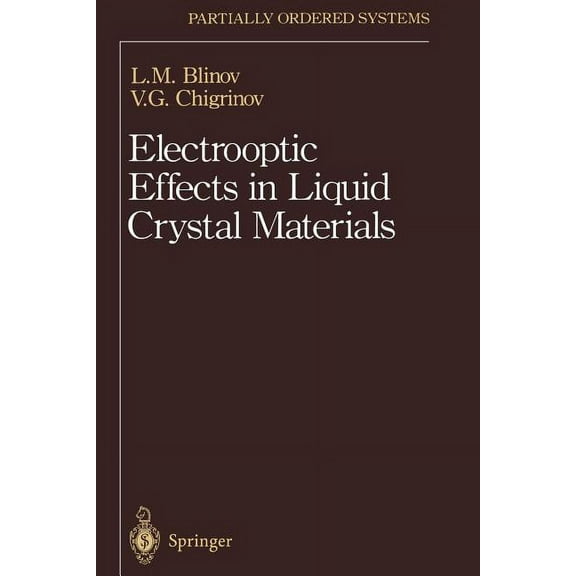 Partially Ordered Systems Electrooptic Effects in Liquid Crystal Materials, (Paperback)
