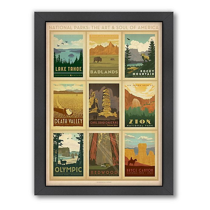 Multi-Print 2 Framed Wall Art by 