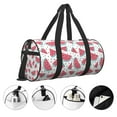 thumbnail image 3 of Fotbe Watermelon Bolsa Deportiva de Lona Plegable con Estampado, Bolsa de Gimnasio con Bolsillo Seco/Húmedo, Bolsa de Viaje Ultraligera de Gran Capacidad, 3 of 6