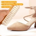 thumbnail image 4 of Suede Shoe Brush and Eraser, 2025 New Suede Brush and Eraser, Soft Suede Shoe Brush Cleaner, Suede Cleaning Brush for Shoes, Bags, Jacket, Purse, Sofa with Wooden Handle, Stain Eraser (2pcs), 4 of 7