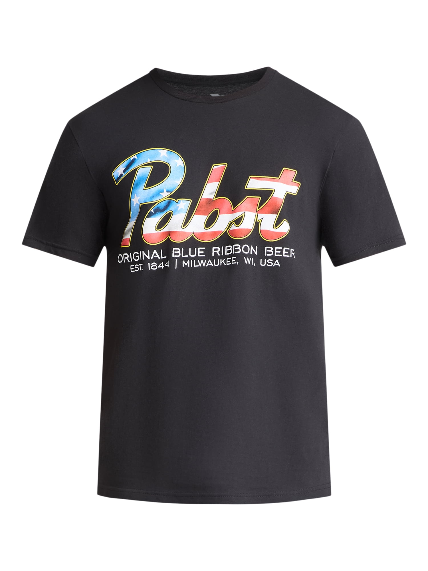 Pabst Blue Ribbon, Men's & Big Men's Graphic T-Shirt, Patriotic PBR, Sizes S-3XL