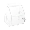 thumbnail image 1 of Cuadro de quejas Caja de bloqueo de llave de bloqueo Buzón de recolección de acrílico con bloqueo para la tienda Votación de la recaudación de fondos transparente, 1 of 8