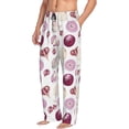 thumbnail image 3 of Mens Pajama Pants - Soft Sleep & Lounge Pants for Men, funny Onion garlic Cuteness Casual PJ Bottoms Pants with Pockets, 3 of 5
