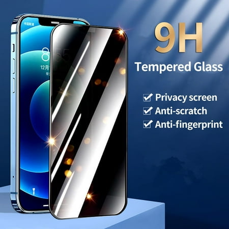 Phone Tempered Glass Privacy Screen Protector Anti-fingerprint Anti-scratch Dustproof Anti-spy Protective Film for iphone 13 12 Pro Pro Max 18 XR X XS Max