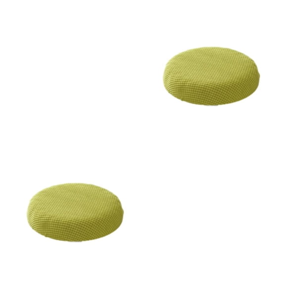 Bearachild Funda extraíble de poliéster lavable a máquina para cojines de taburete, se adapta a la mayoría de los taburetes, cojín , verde y verde amarillo 2Conjunto