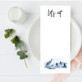 thumbnail image 2 of Koyal Wholesale Navy Blue Winter Snow Forest Printable Wedding Paper Menu Cards for DIY Printer, Pack of 52, 2 of 5