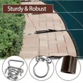 thumbnail image 2 of Stainless Steel Pool Winter Cover Spring Set Including Sleeve and Plug Pool Cover Spring Sleeve, 2 of 4