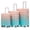 Blue+Pink Luggage, variant on 20"/24"/28" 3 PCS Sets in PC Spinner Wheel Luggage,Carry on Suitcase,With Gradient Color and Combination Lock,Yellow+Green