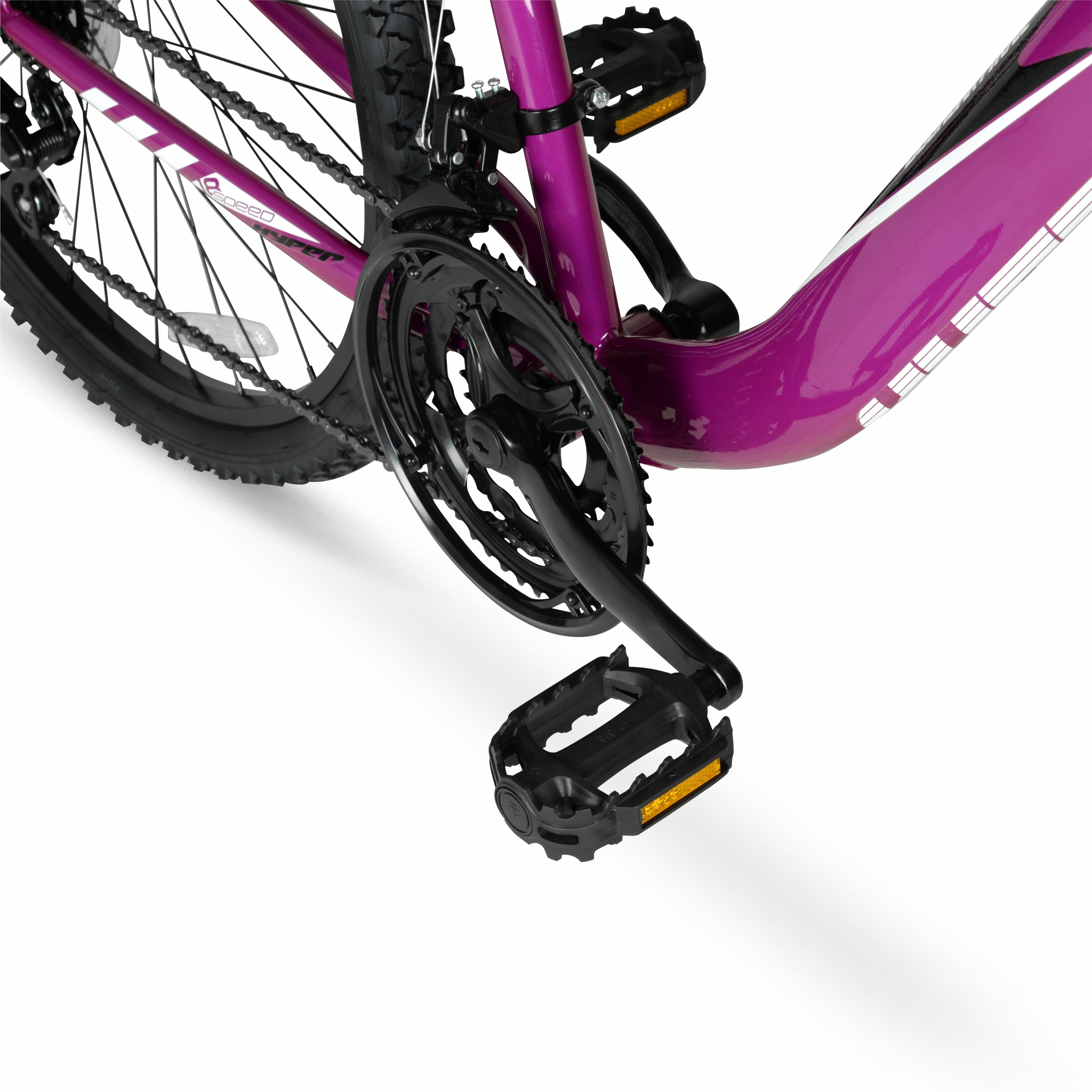 Hyper Bicycles 26” Lady’s Boundary Mountain Bike, Purple