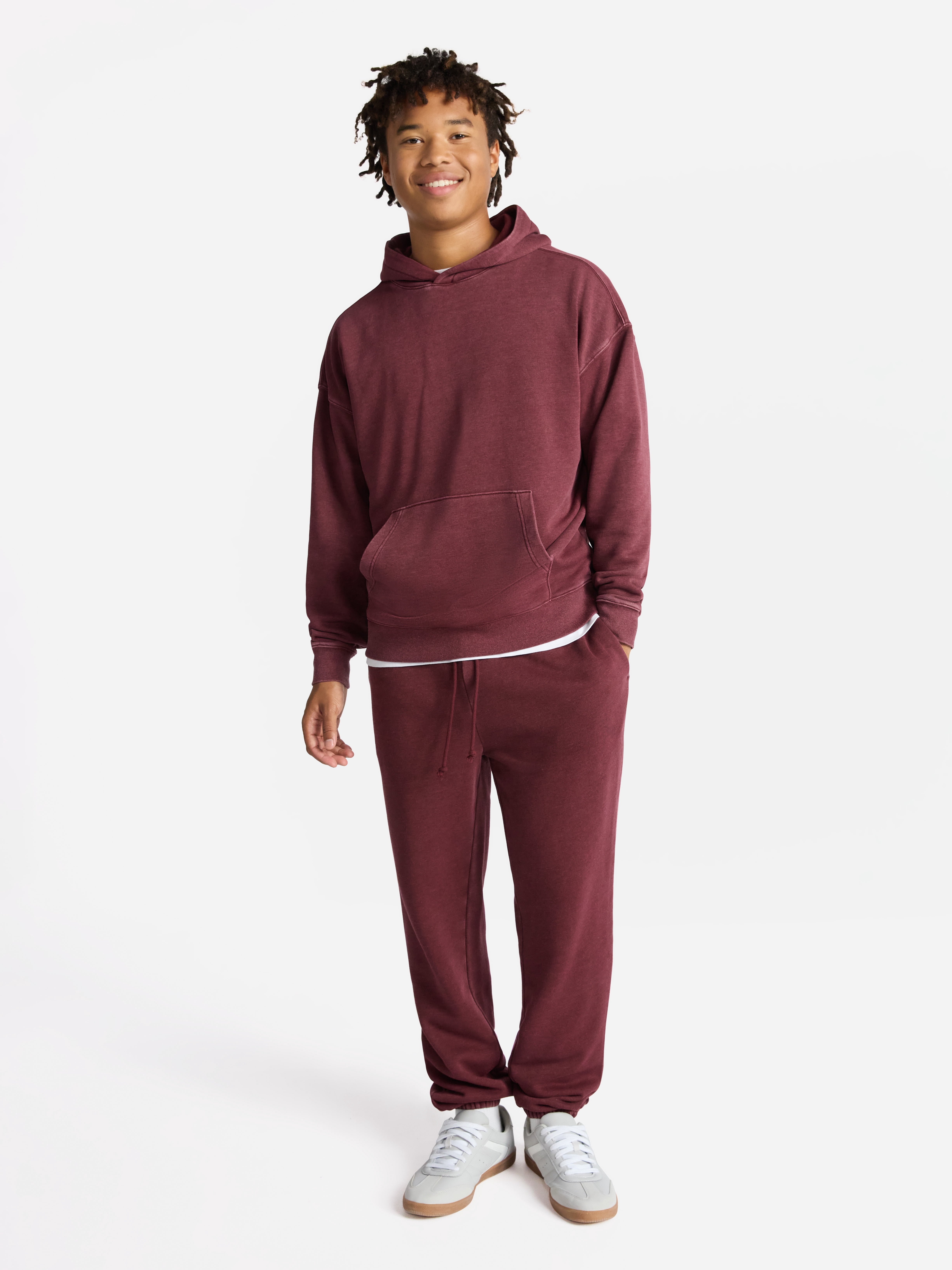 No Boundaries Soft Fleece Jogger Pants, 30'' Inseam, Men's & Big Men's
