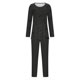 thumbnail image 5 of Puntoco Conjunto De Camiseta Y Pantalones Largos Con Cuello Redondo Y Manga Larga Con Estampado Informal Para Mujer Gris Oscuro Xl, 5 of 5