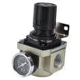 thumbnail image 4 of Air Pressure Regulator Relief Valve 0.05‑0.8MPa Controller Aluminium Alloy with Gauge3/8in, 4 of 14
