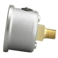 thumbnail image 2 of AutoMeter Gauge Fuel Pressure 2180 Autogage; 1-1/2 Inch; Full Sweep Mechanical; 0-100 PSI; Analog; Without Isolator; Without Peak Memory and Warning Indicator; Silver Face/Chrome Bezel/Orange Needle, 2 of 2