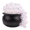 thumbnail image 2 of sunsanly DIY Bubbling Cauldron Decoration Halloween Witch Cauldron with Remote Control Plastic Black Bowl Lighting Bubbles Set for Hocus Pocus Party, 2 of 7
