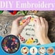 thumbnail image 1 of Fiudx Kit de Bordado, Kit Completo para Manualidades, Diseño Floral de Rosas, Tela Estampada, Bastidor Ajustable, Proyecto de Bricolaje, Idea de Regalo, Bastidor de 20 Cm, Incluye Agujas E Hilos., 1 of 1