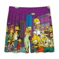 thumbnail image 4 of Simpsons Men's Short Pajama Pants Soft Trendy Sleep Shorts Breathable Ice Silk Lounge Shorts XL, 4 of 8