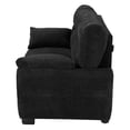 thumbnail image 3 of Sala 3-2 TRINITY Monza 2 Piezas (Sofá, Love Seat) Negro Para Sala, 3 of 8