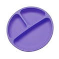 thumbnail image 3 of Kids Dish Meal Tray Children Silicone Food Plate Fruit Vegetable Baby Food Non-slip Tray  Blue, 3 of 10