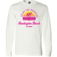 thumbnail image 3 of Inktastic Summer Enjoy the Sunshine Huntington Beach California Pink Long Sleeve T-Shirt, 3 of 5