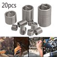 thumbnail image 1 of Insertos de rosca de acero inoxidable M2, M2.5, M3, M4, M5, M8, M10, M12M14, tornillo helicoidal, manga de alambre enrollado, inserto de reparación de rosca helicoidal, 1 of 3