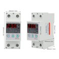 thumbnail image 2 of Regulador de voltaje de 230 V, relé de protección de voltaje, relé de protección de recuperación ajustable con protección contra sobretensión de 230 V SVP-912 (63 A), 2 of 5