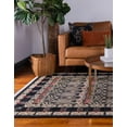 thumbnail image 5 of Unique Loom Edinburgh Collection Area Rug - Canmore (8' x 11' Rectangle Black/Cream), 5 of 7