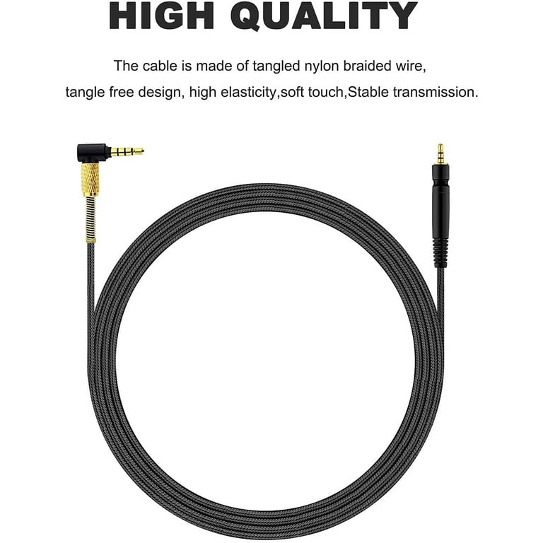 Aiivioll GSP 600 Replaceable Audio Cable GSP 600 Audio Audio Cable Auxiliary Cable is Compatible for Sennheiser Game ONE Game Zero GSP 600 GSP 350 GSP 500 Gaming Headphones Mobile Version Walmart