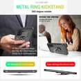 thumbnail image 4 of Galaxy S22 Case, Samsung S22 Case with HD Screen Protector,  [Military-Grade] Magnetic Ring Holder Kickstand Shockproof Protective Phone Case for Samsung Galaxy S22, Black, 4 of 15