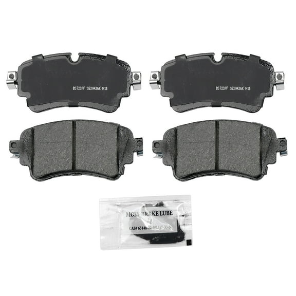 Wagner Brake QuickStop ZD1898 Ceramic Disc Brake Pad Set Fits select: 2018-2020 AUDI Q5, 2017 AUDI Q7