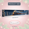 thumbnail image 7 of Festive Train Santa Banner Reindeer Decoration Moonlit Scene Holiday Celebration for Christmas Party Winter Wonderland Home Decoration, 7 of 7