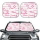 thumbnail image 2 of Fotbe Breast Cancer Pink Ribbons Awareness (2) Juego de 2 Piezas de Parasoles para Parabrisas | Bloqueador Solar para Auto | Accesorios Plegables para Protección Solar Interior-Medium, 2 of 6