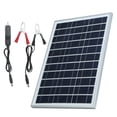 thumbnail image 1 of 60W DC 5V / 18V Kit de panel solar flexible IP65 Resistencia al agua / Clip de cocodrilo DC / 1 * C Tomshoo  Kit de paneles solares, 1 of 7