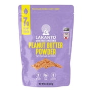 Lakanto Sugarfree Peanut Butter Powder, Keto, Vegan, Glutenfree, 16 oz