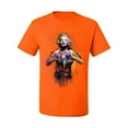 thumbnail image 2 of Wild Bobby Marilyn Monroe Watercolor Love Pop Culture Men Graphic Tee, Orange, Large, 2 of 5
