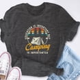 thumbnail image 6 of EcoLoom Education Important Camping Importanter Short Sleeve Unisex T Shirt, 6 of 6