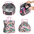 thumbnail image 2 of Pioneer Flower Floral Print Pattern Drawstring Lunch Bag Women - Drawstring Lunch Bag Insulated for Work Office - Stain-Resistant Large Lunchbags for Women with Multi-Pockets, 2 of 6