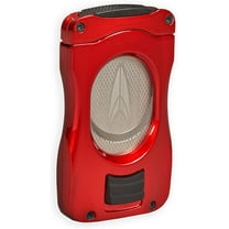 Lotus GT Cigar Cutter with Double Guillotine Blades, All Metal Housing, Slot on Bottom for Easy Cleaning, Closed Back Design for a Perfect Cut