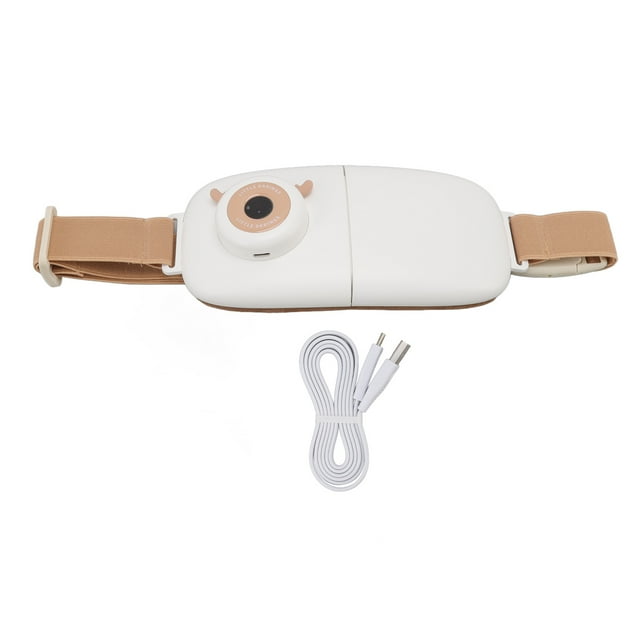 Cinturón plegable para el dolor Menstrual, pantalla Digital, carga USB, cinturón calentador de cintura de calentamiento rápido para mujeres