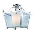 thumbnail image 2 of Z-Lite Ashbury 3 Light Semi-Flush Mount in Chrome, 2 of 2