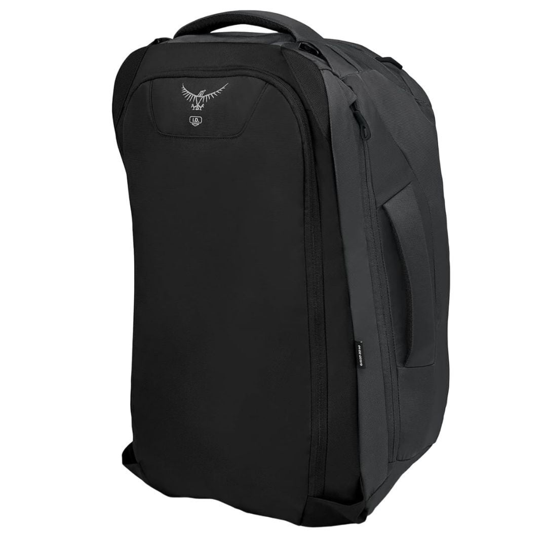 Osprey Farpoint 40L Capacity Lightweight Adjustable Torso Fit Men's Travel Backpack with Padded Top and Side Handles (Tunnel Vision Gray)