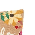 thumbnail image 3 of Hello Hooked Throw Pillow, 18" x 18", 3 of 5