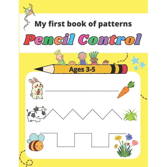 My first book of patterns pencil control ages 3-5: A Beginner Kids Tracing Workbook for Toddlers, (Paperback) by Handwriting With Ouli