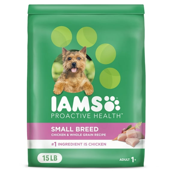Iams Proactive Health Small Dog Food Dry Dog Food With Real Chicken, 15 Lb Bag