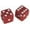 Red, variant on Allparts PK-3250 Set of 2 Unmatched Dice Knobs, Red